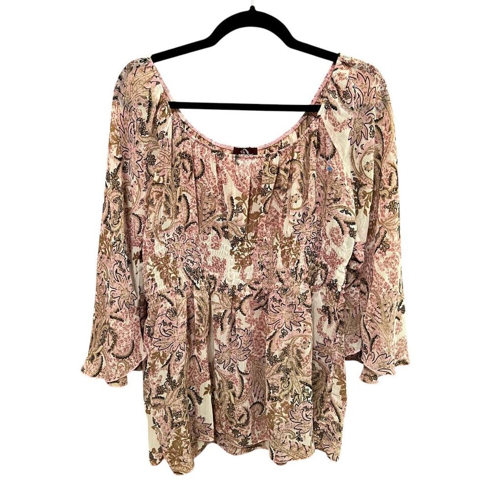 Vintage Jordache Babydoll Sheer Y2K Top Size XL (15)